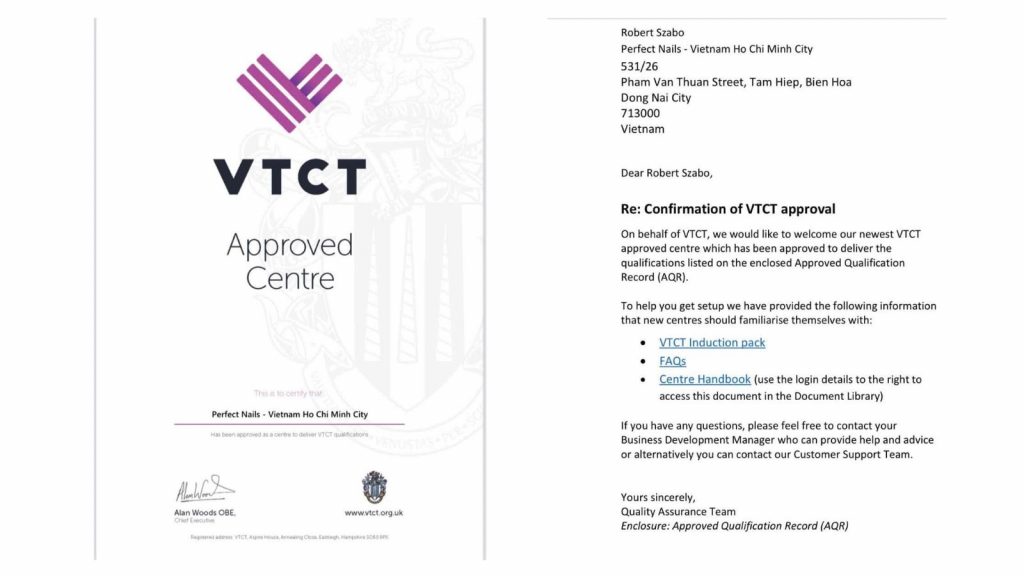 Học Nail ở Việt Nam Nhận Bằng Quốc Tế