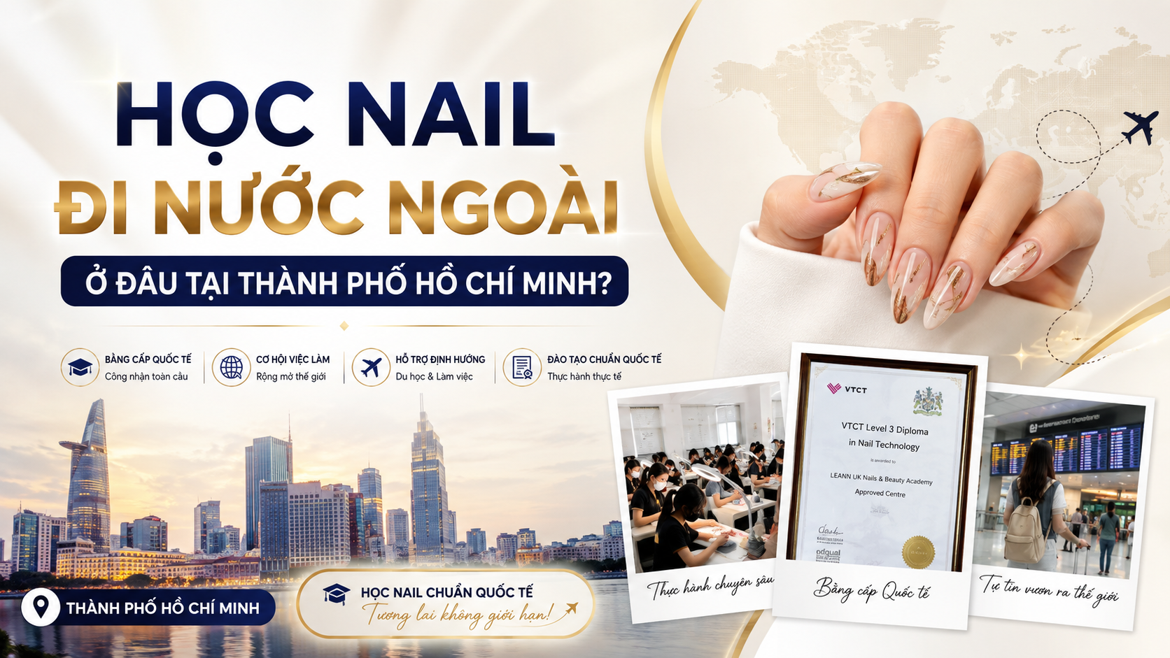 HỌC NAIL ĐI NƯỚC NGOÀI