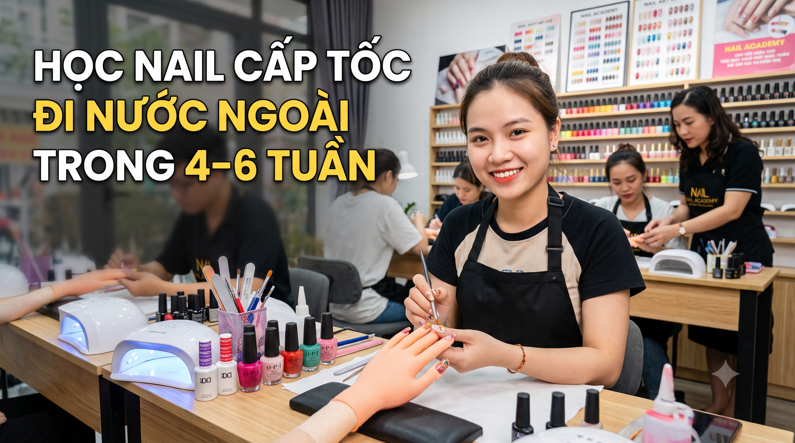 Khoá học Nail cấp tốc đi nước ngoài