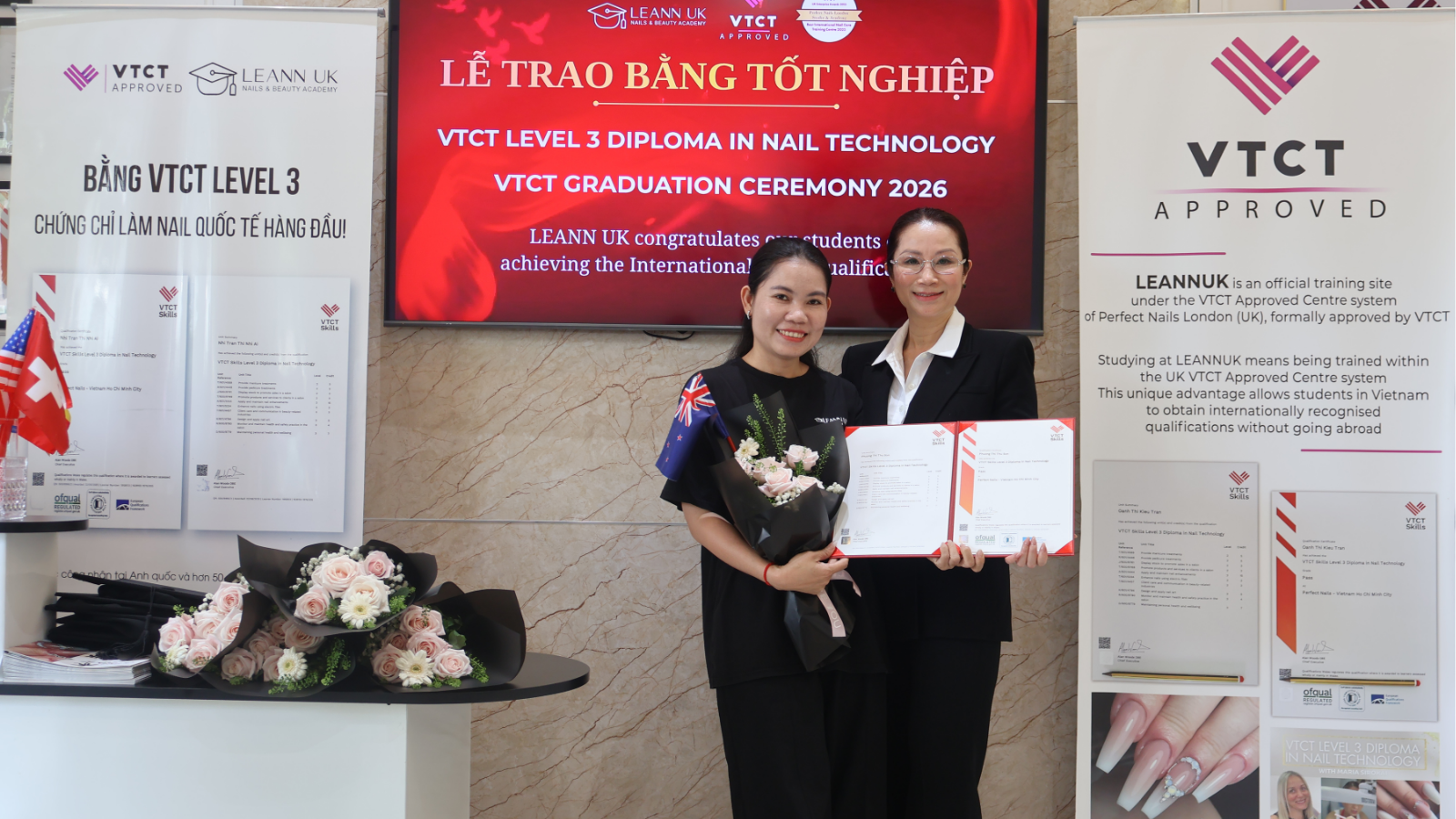 Học viên học VTCT tại Leann Uk